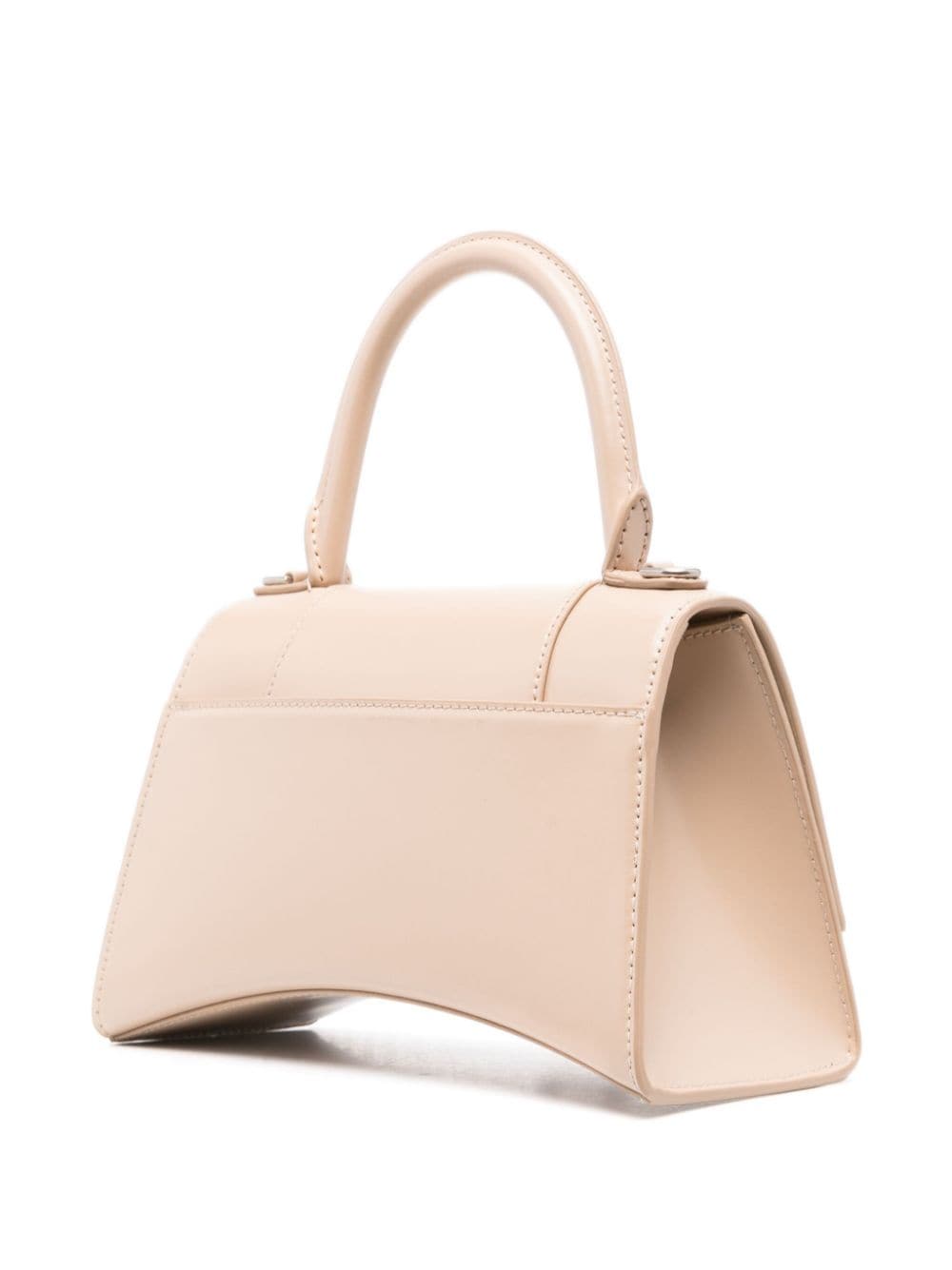 Shop Balenciaga Small Hourglass Top-handle Bag In Neutrals