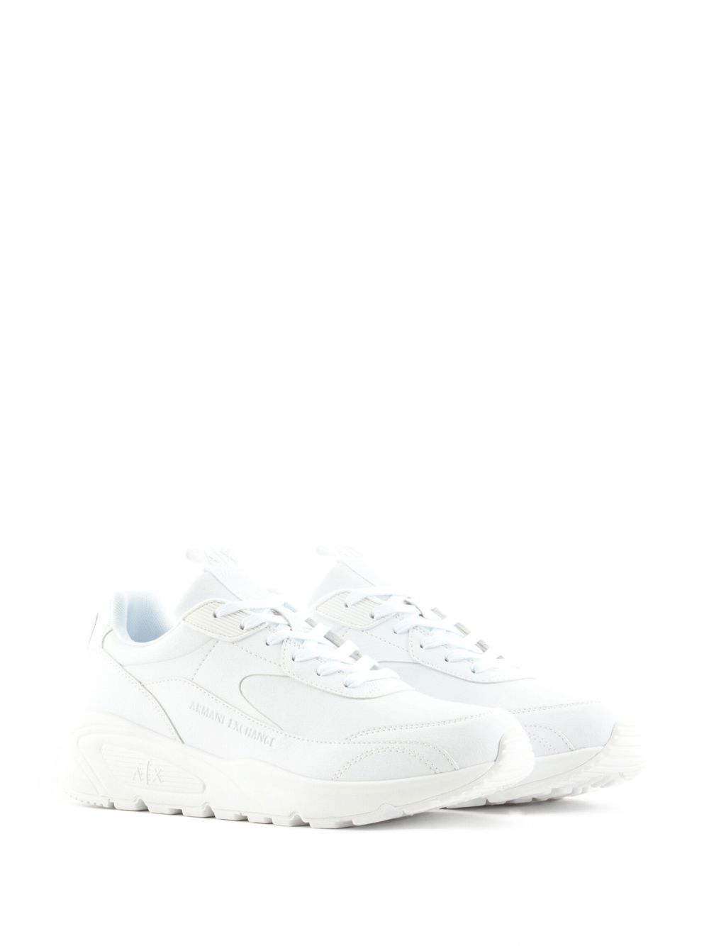 Armani Exchange logo-debossed low-top sneakers White