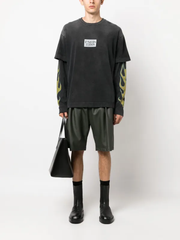 Givenchy logo-print double-layer T-shirt | Black | FARFETCH