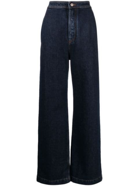 LOEWE high-rise straight-leg jeans