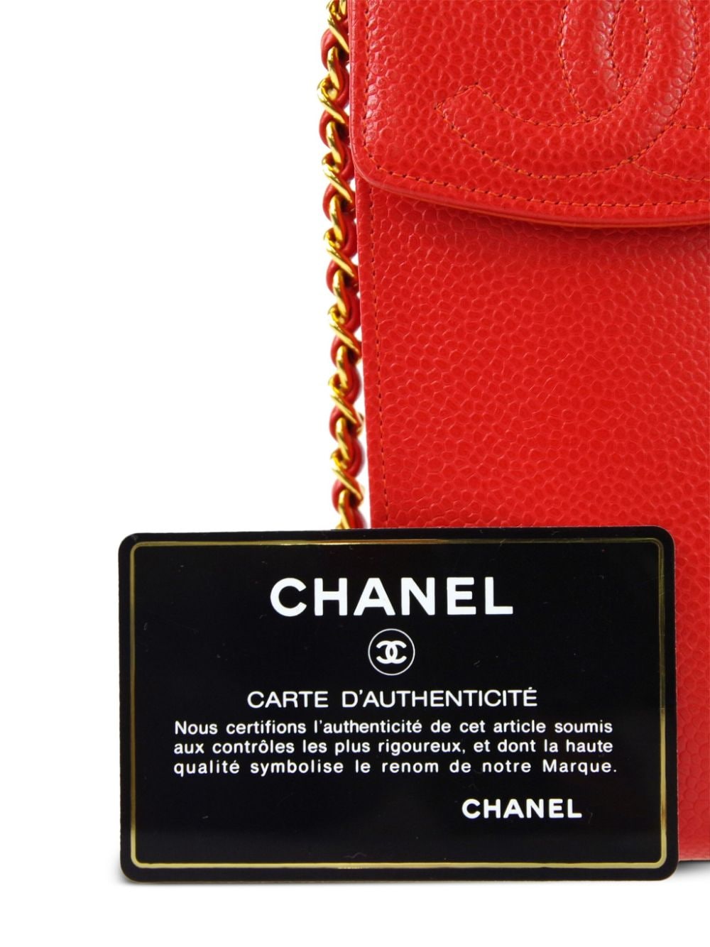 Pre-owned Chanel 1998 Cc Stitch Crossbody Bag In Red
