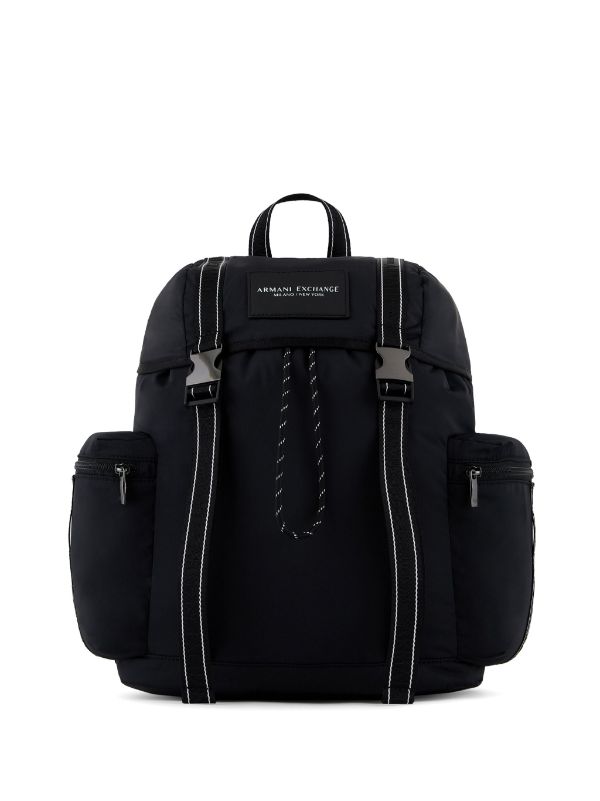 Armani exchange 2025 logo backpack