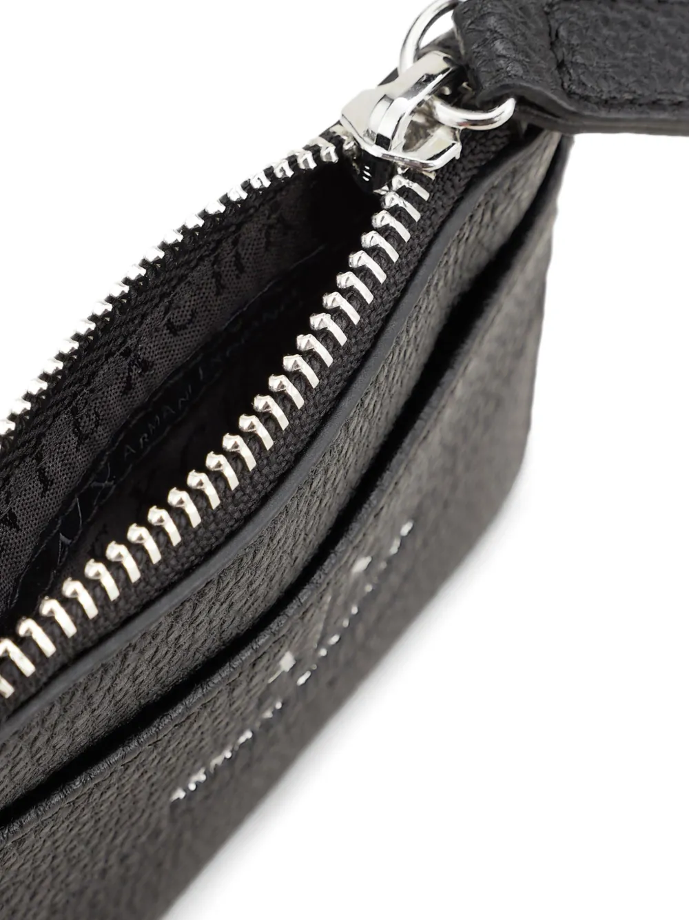 Armani Exchange Logo-print Grained Wallet - Black 