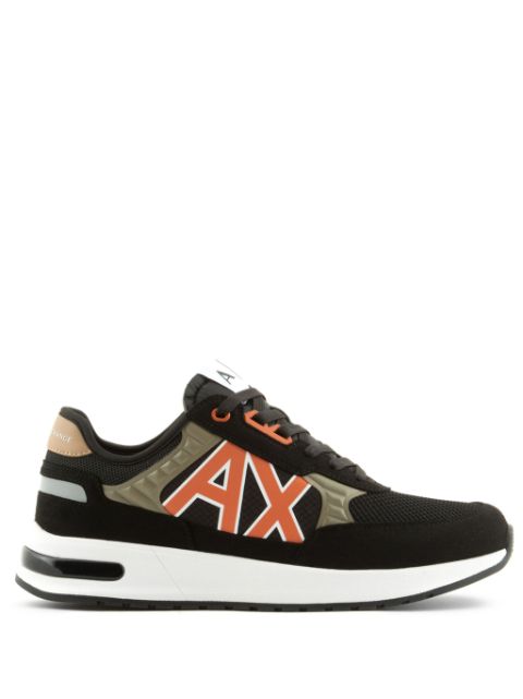 Armani Exchange logo-embellished suede sneakers Men