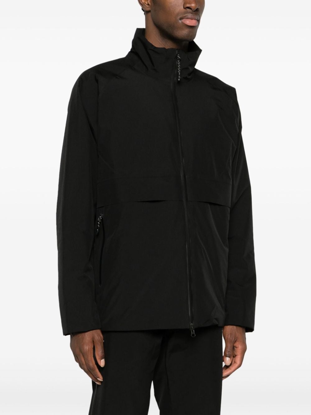 Shop Blaest Flo Zip-up Jacket In Black