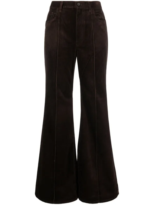Black corduroy hot sale flare pants