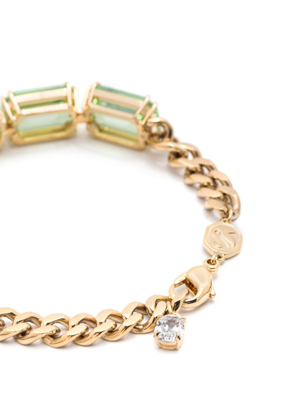 Shop Swarovski Millenia Gemstone-embellished Bracelet In Gold