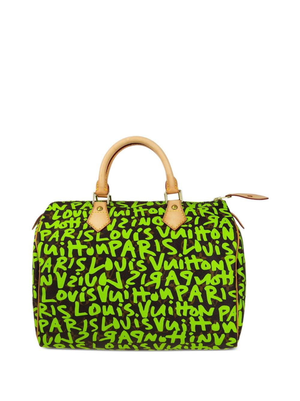 Pre-owned Louis Vuitton 2008 Monogram Graffiti Speedy 30 Handbag