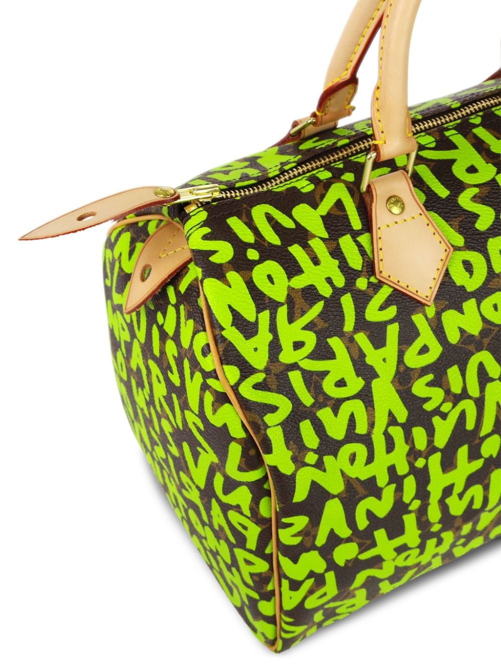 Louis Vuitton 2008 Pre-owned Monogram Graffiti Speedy 30 Handbag - Green