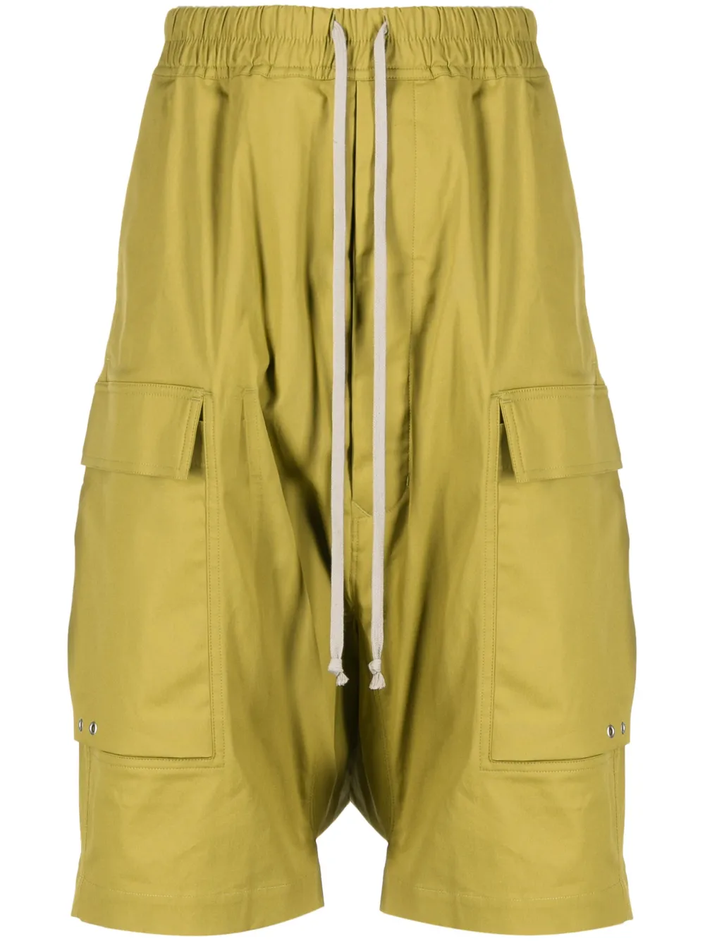 Rick Owens Shorts met trekkoordtaille Groen