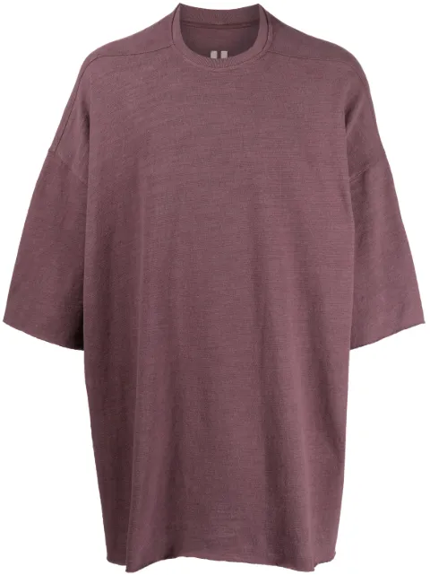 Rick Owens playera con medias mangas