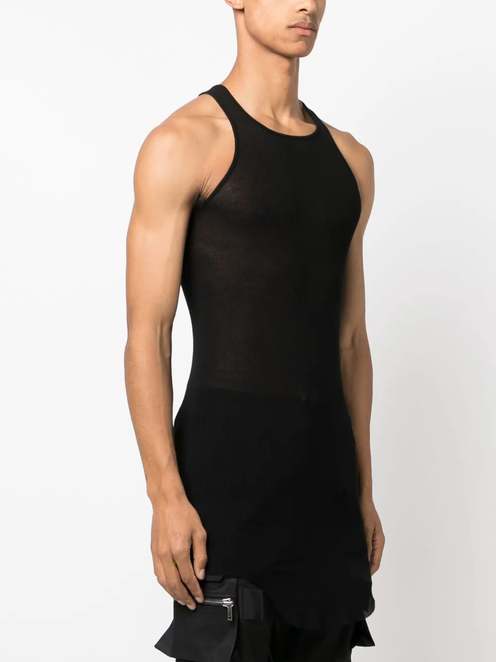 Rick Owens Tanktop met ronde hals Zwart