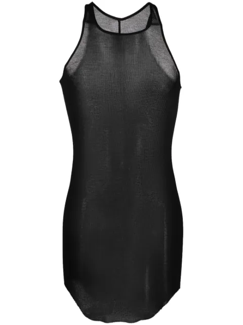 Rick Owens camiseta con espalda de nadador y cuello redondo