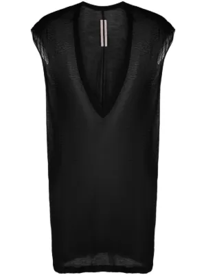 19SS Rick Owens タンクトップ ノースリーブ Tシャツ912N▲ 19SS Rick Owens タンクトップ ノースリーブ Tシャツ912N△