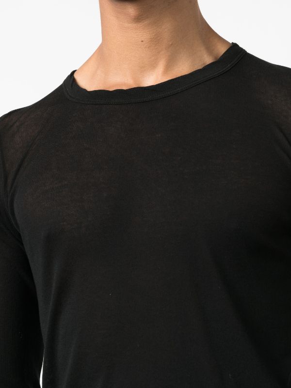 Rick Owens Ribbed long-sleeve Top - Farfetch