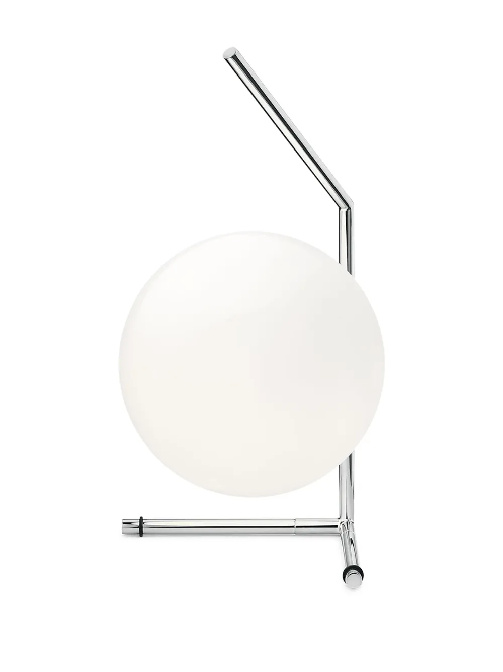 Shop Flos Ic Lights Table 1 Low Table Lamp In Silver