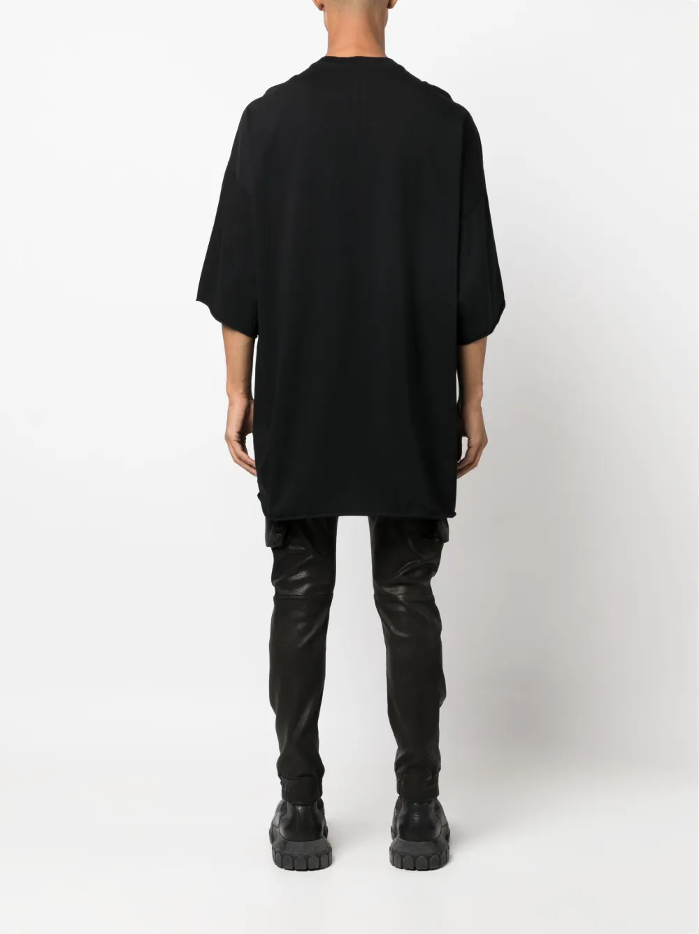 Rick Owens T-shirt van biologisch katoen Zwart