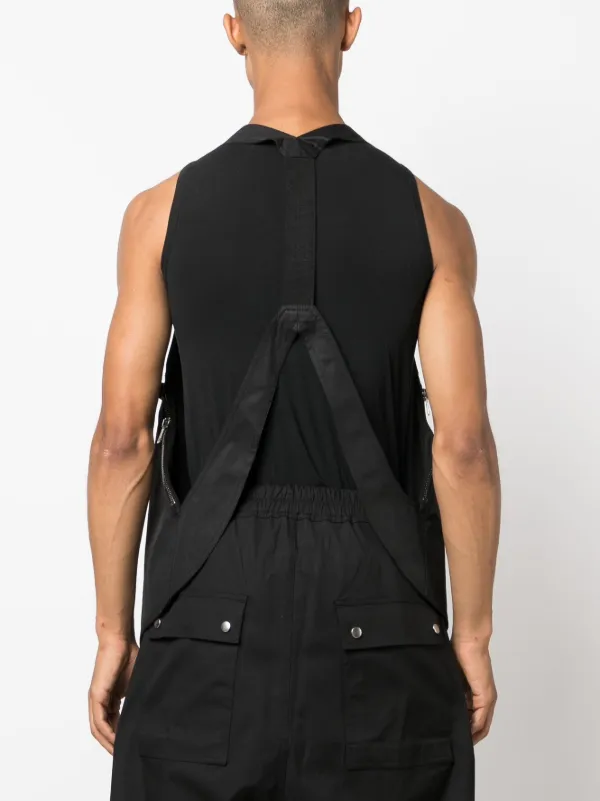 Rick Owens Bauhaus オープンフロント トップ | ブラック