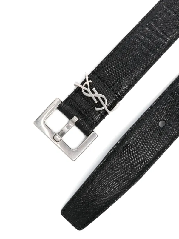 SAINT LAURENT クロコブラック ベルト
