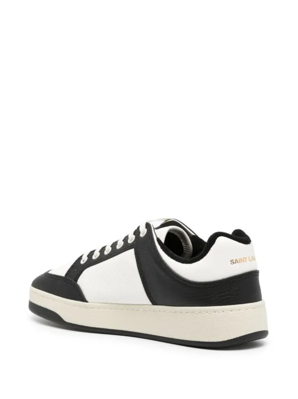 【Saint Laurent】SL/61 スニーカー ホワイト/ブラック Saint Laurent SL/61 low-top Sneakers | White | FARFETCH
