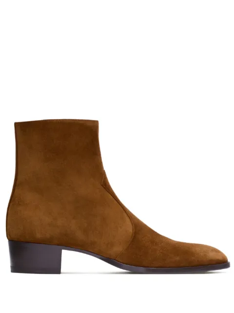 Saint Laurent Wyatt 40mm ankle boots