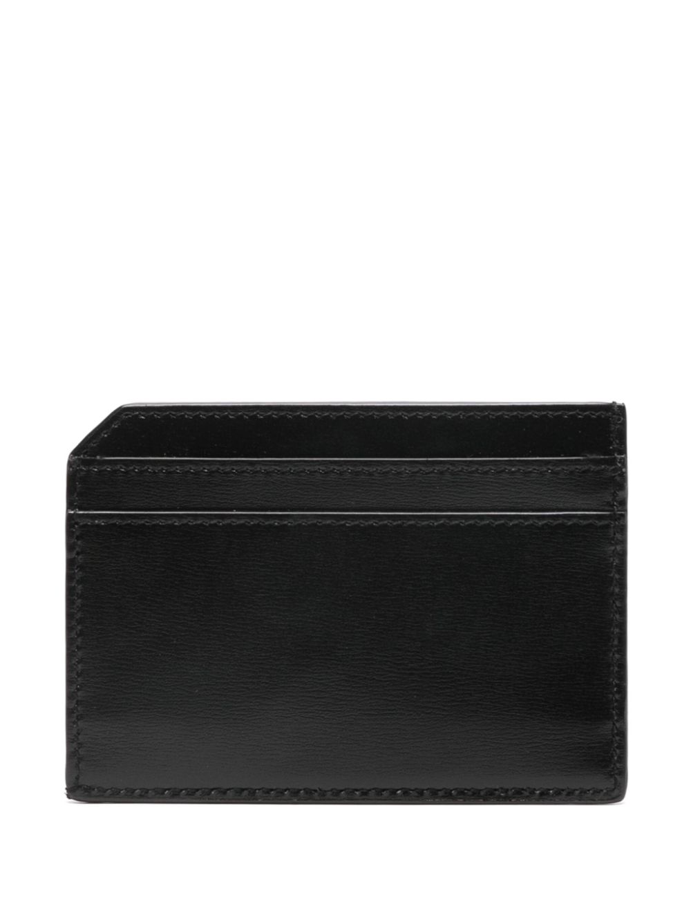 Saint Laurent Tiny Cassandre card holder - Black