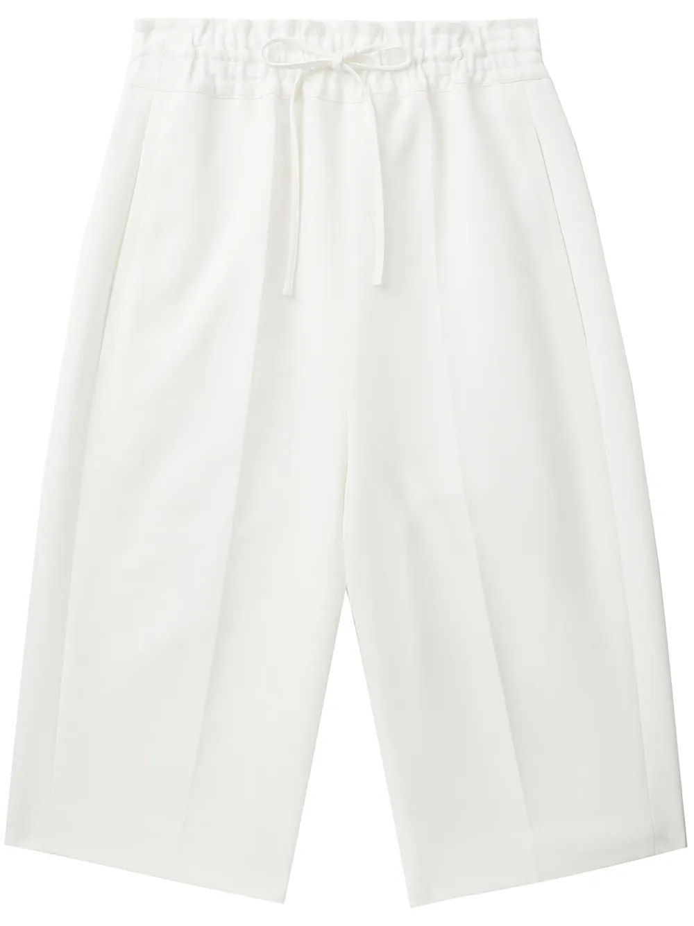 Enföld drawstring-waistband cotton shorts | White | Image 1