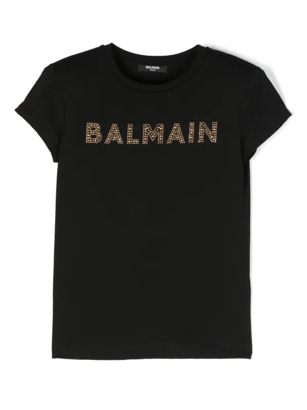 キッズ用トップス Balmain T-Shirt With Logo 20663527_50634286_600.jpg