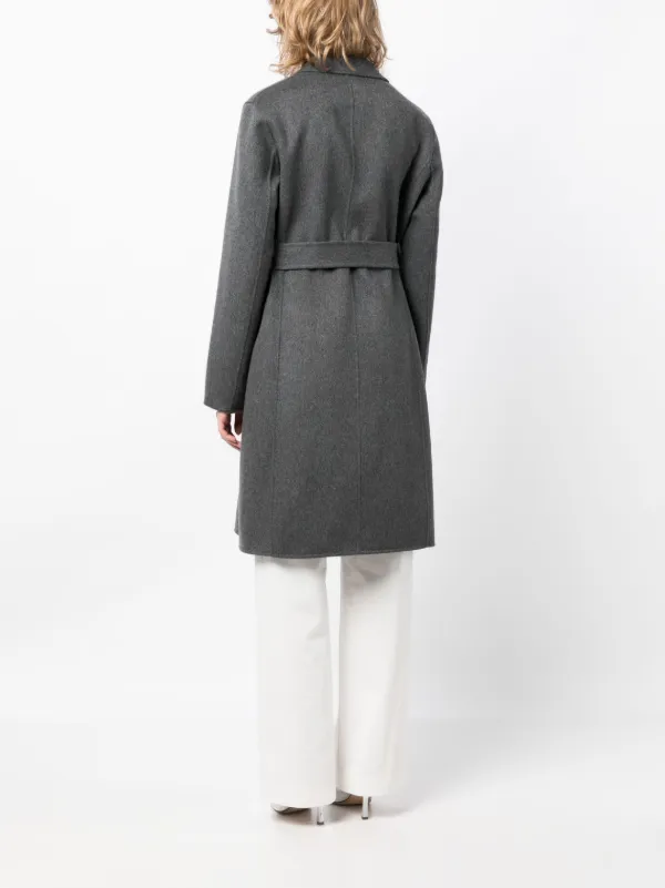 Wool belted top coat
