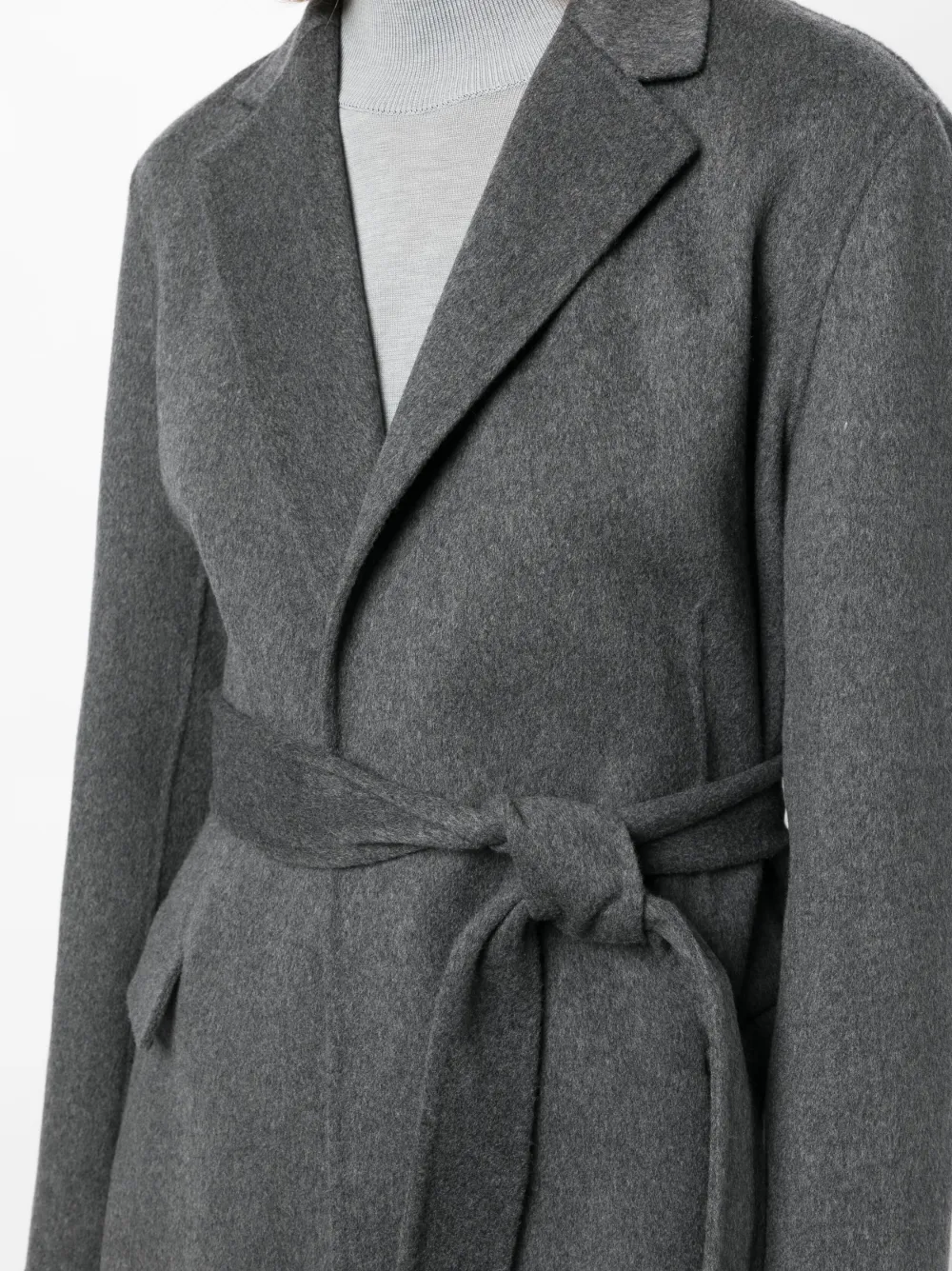 Theory belted cheap wool coat