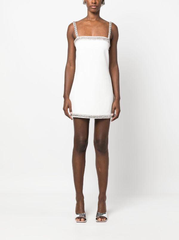 Prada appliquéd hotsell shell mini dress