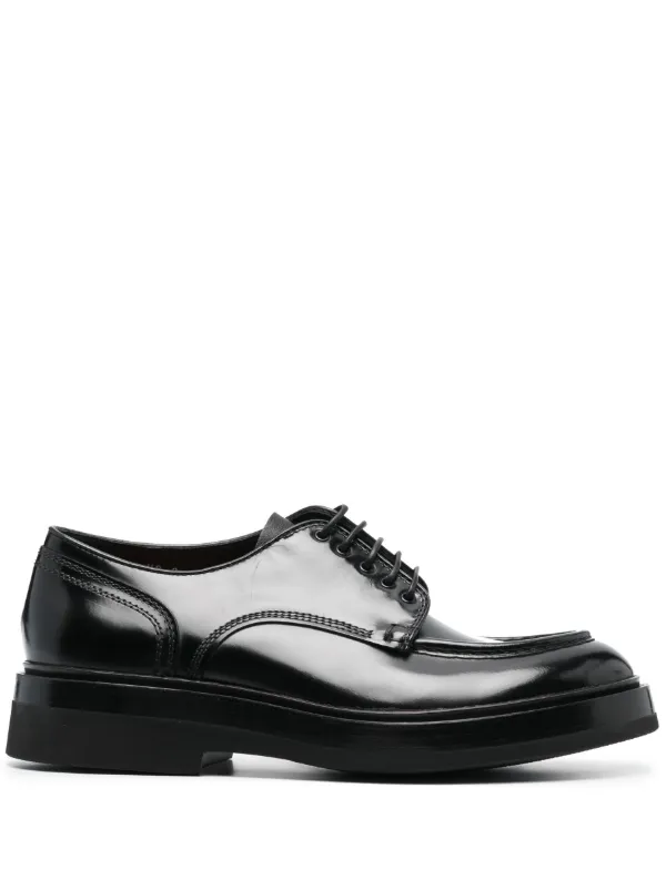 Santoni Patent Leather Oxford Shoes - Farfetch