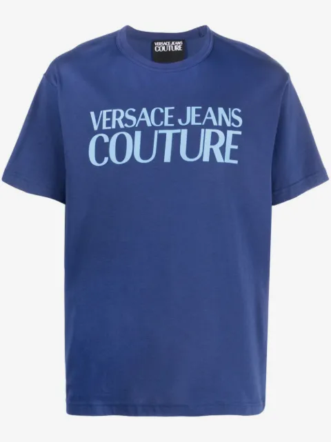 Versace Jeans Couture playera con logo estampado
