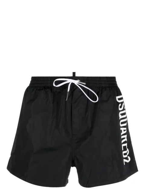 DSQUARED2 Technicolor Boxer drawstring swim shorts