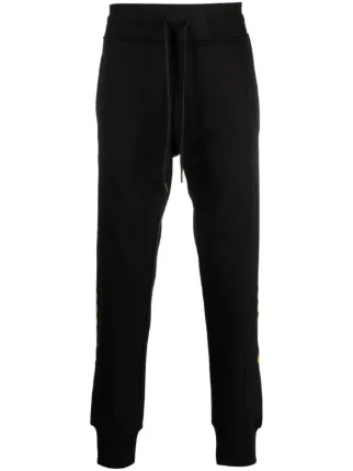 Versace Jeans Couture chain-print Track Pants | Black | FARFETCH GE