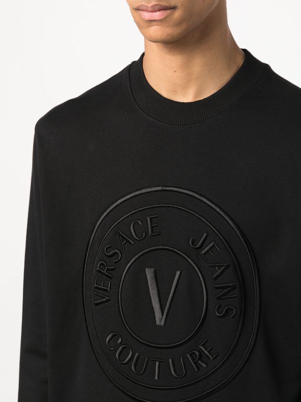 Versace jeans 2025 logo sweatshirt