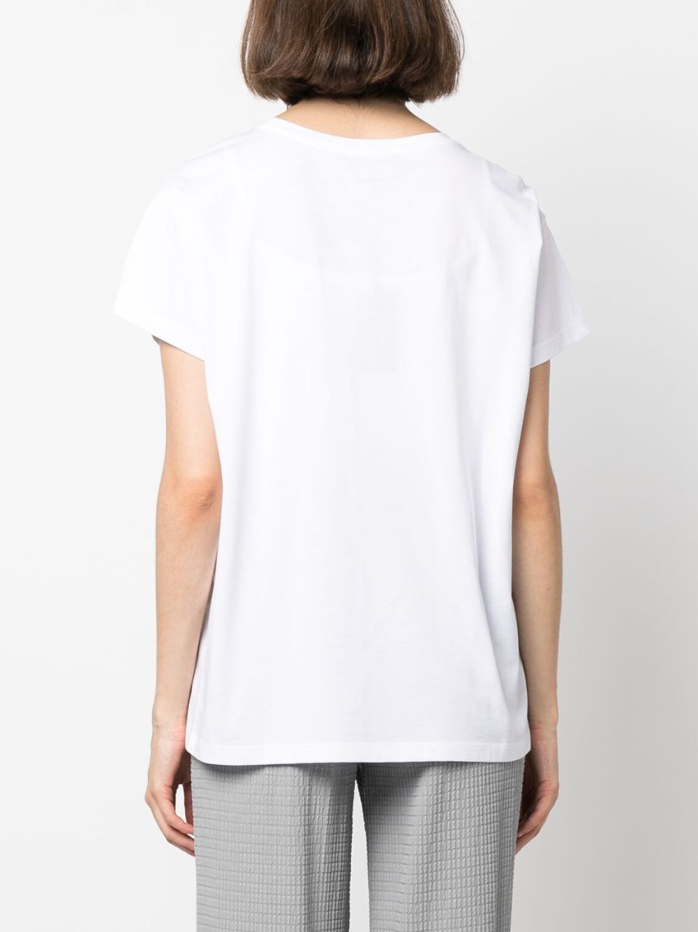 Emporio Armani logo-print cotton T-shirt Women