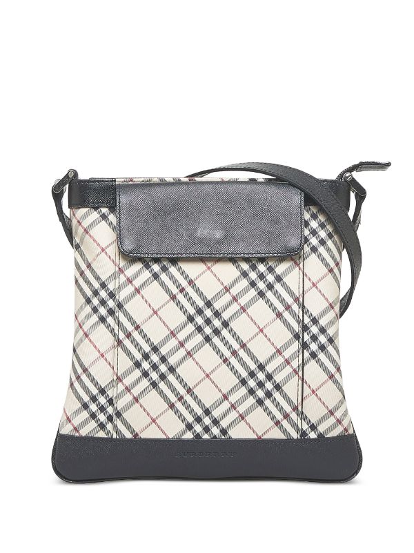 Burberry Pre Owned Nova Check Crossbody Bag Farfetch