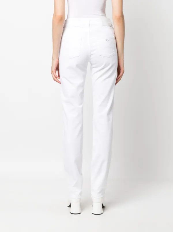 【レビューで送料無料】 Emporio Armani ストレートジーンズ | ホワイト | FARFETCH JP メンズウェア