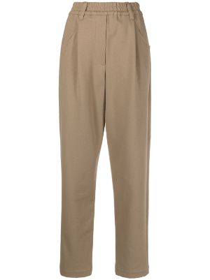 High waisted khaki trousers hot sale womens