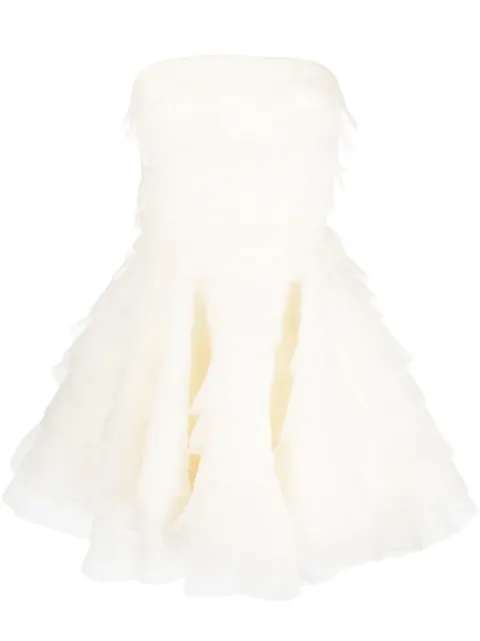 Ana Radu ruffled organza minidress