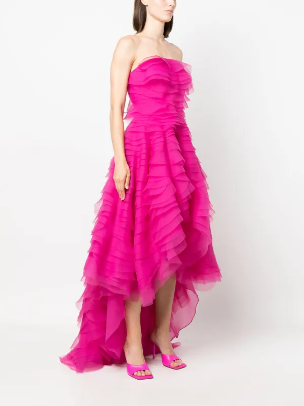 chinese dress ladies Red Lace-Up Corset Maxi Dress main image 1