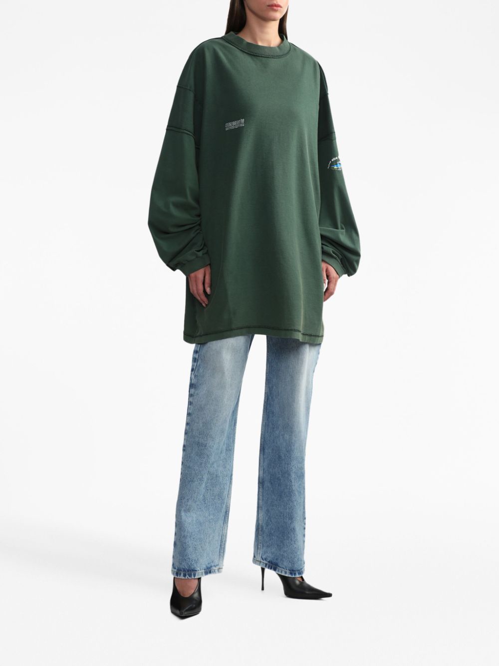 VETEMENTS Katoenen trui - Groen