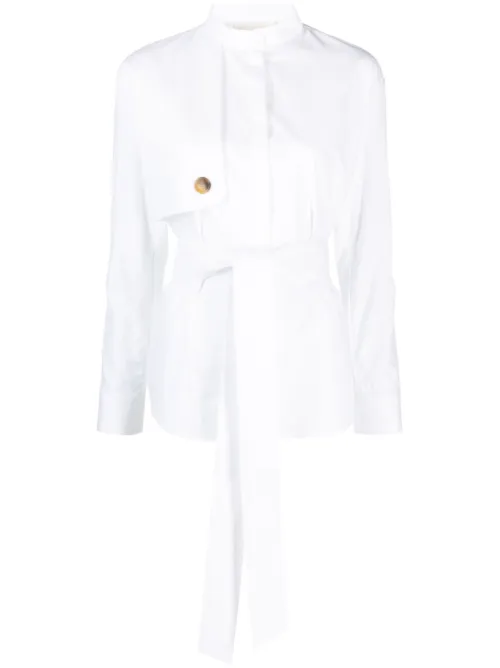 Chemise en coton Hans à taille nouée - DESTREE - Modalova