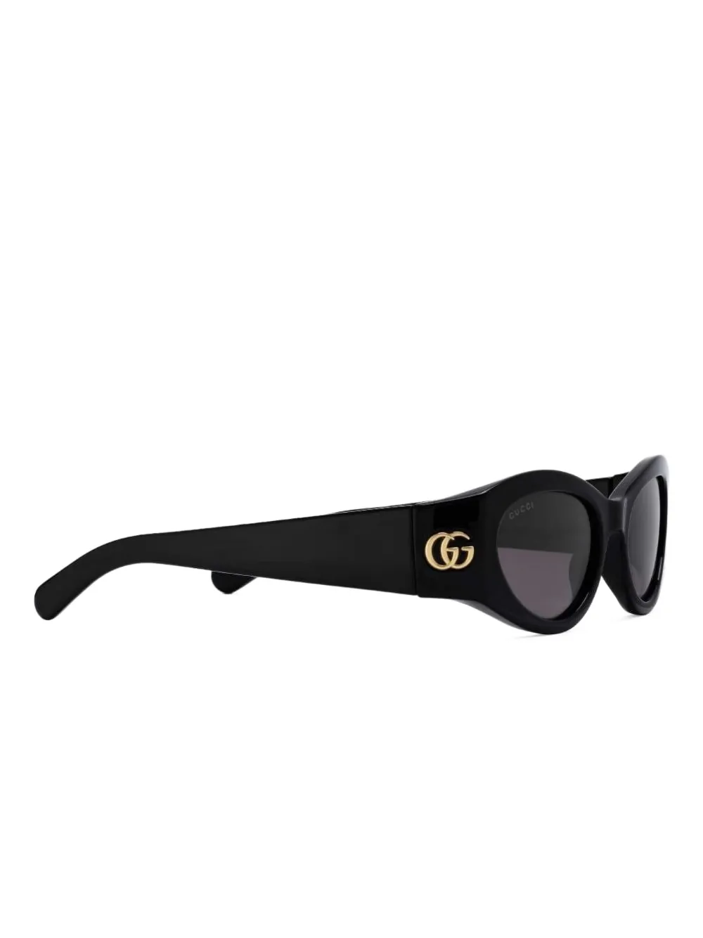Gucci Eyewear Zonnebril met cat-eye montuur - Zwart