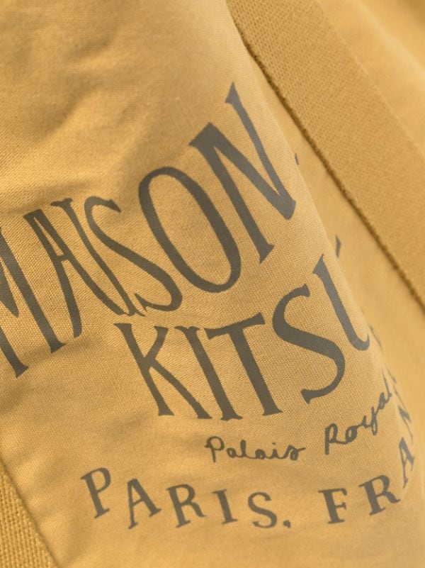 Maison Kitsuné Palais Royal logo-print Tote Bag - Farfetch
