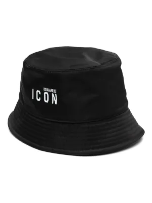 Alexander McQueen ブラック バケットハット Alexander McQueen バケットハット | ブラック | FARFETCH JP