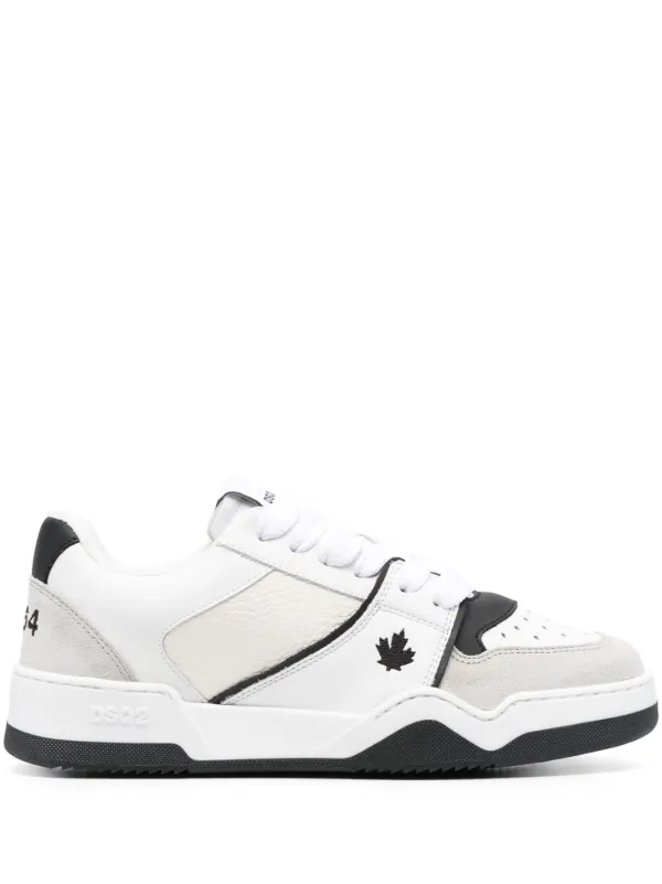 DSQUARED2 Panelled lace-up Sneakers White FARFETCH LB