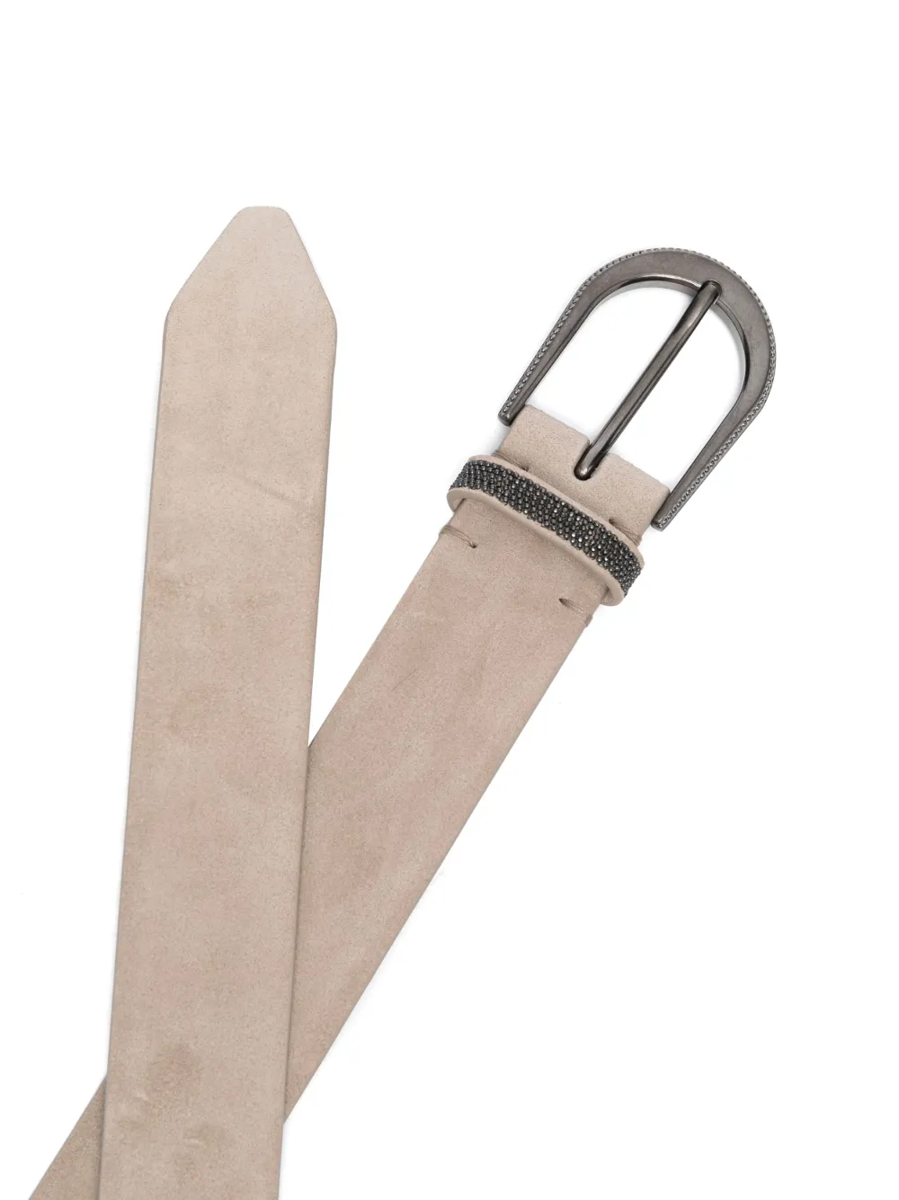 Brunello Cucinelli Heuptas met kralen - Beige