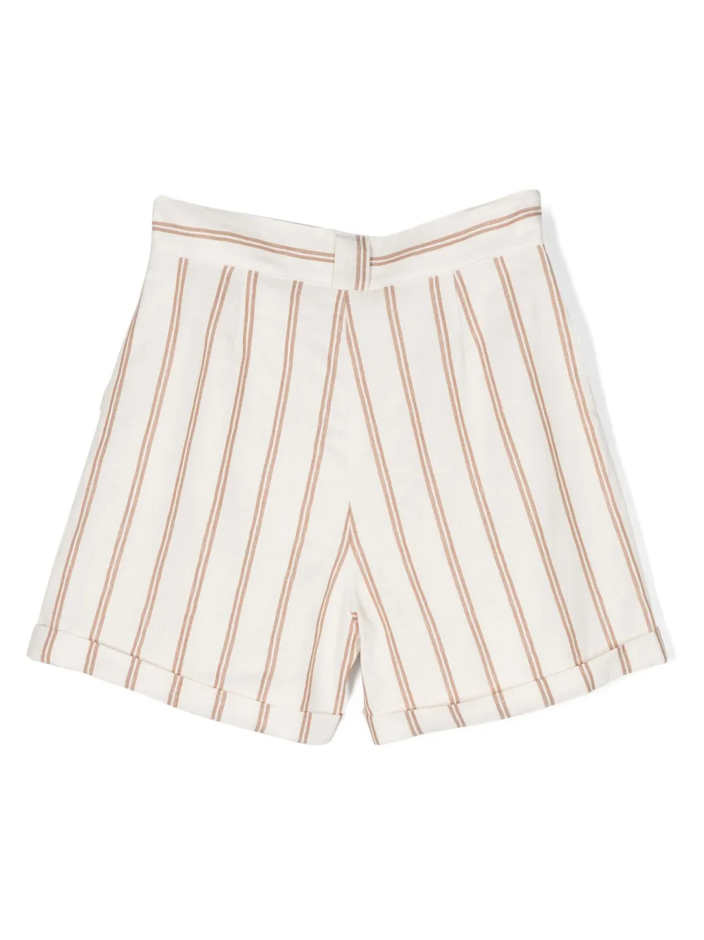LIU JO multi-way stripe-pattern shorts - Beige